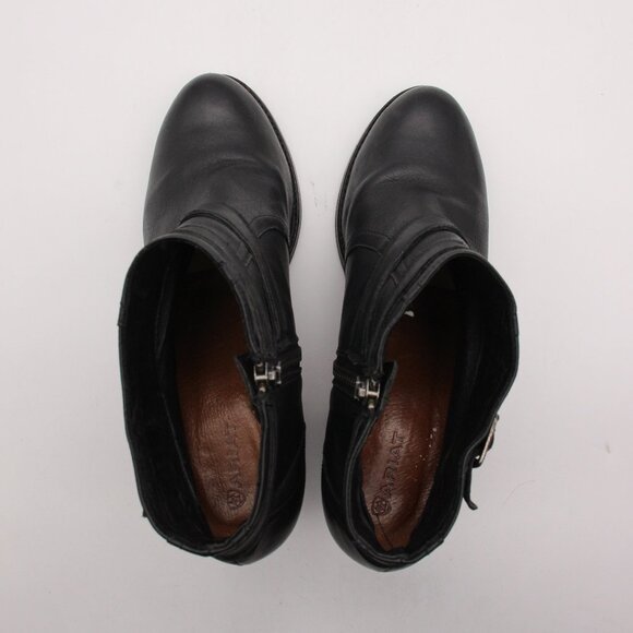 Ariat Two24 Ready To Go Women's Size 10 B Ankle Boots Black Leather - Picture 9 of 9